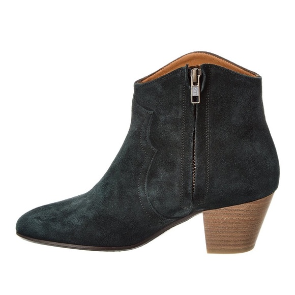 Isabel Marant Dicker Suede Bootie ankle boots - Picture 9 of 10
